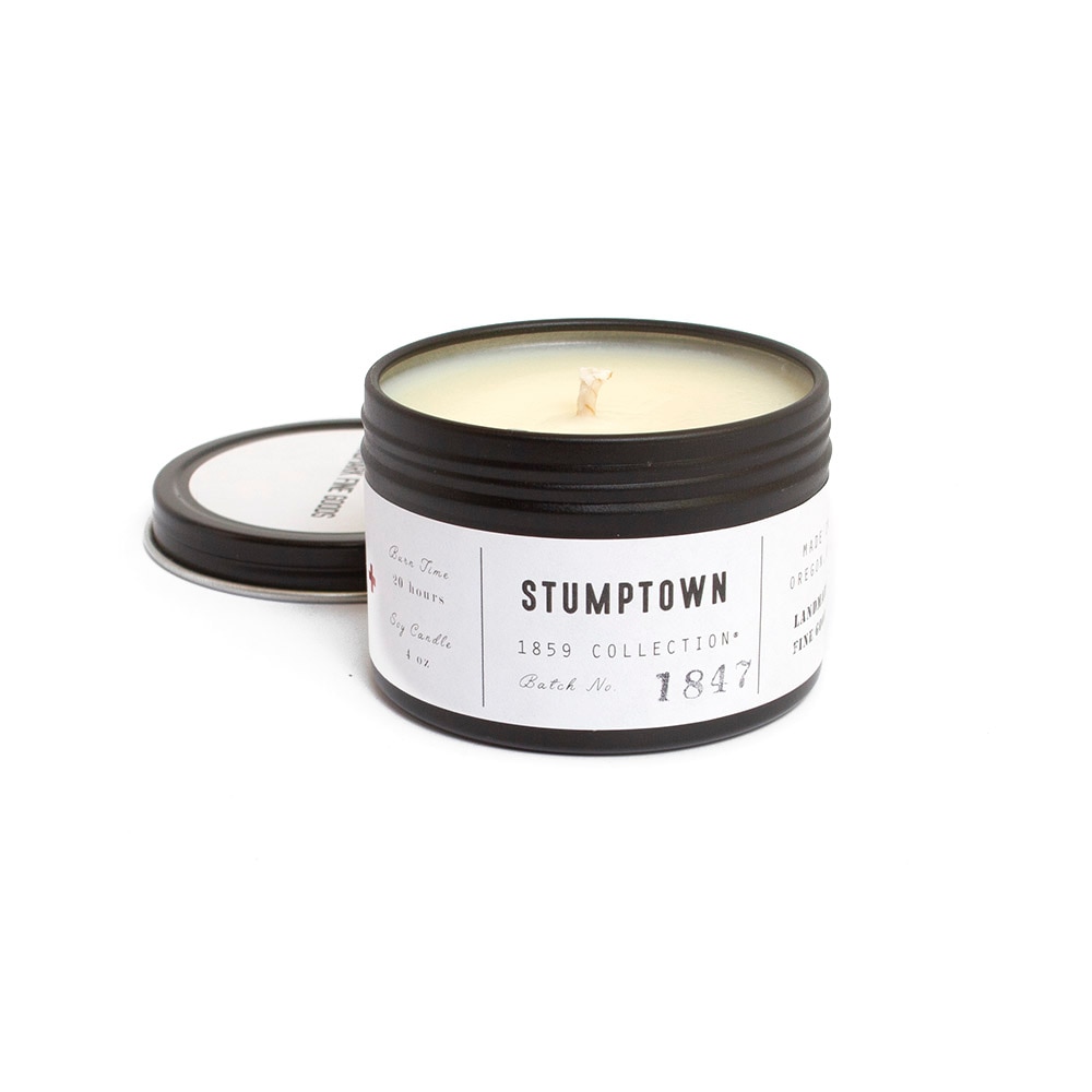PNW/Oregon Spirit, Landmark Fine Goods, Candles, Home & Auto, 4 ounce, Stumptown, 403741